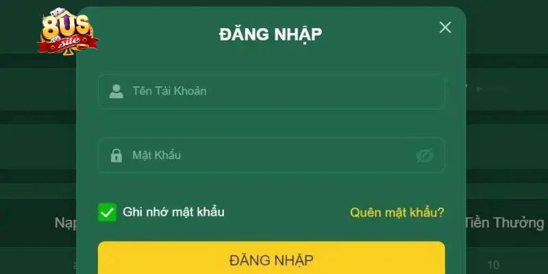 Lợi ích khi đăng nhập 8US